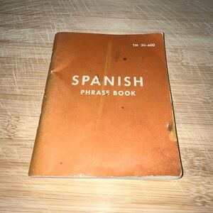 Vintage 1961 US Navy “Spanish Phrase” Military Booklet